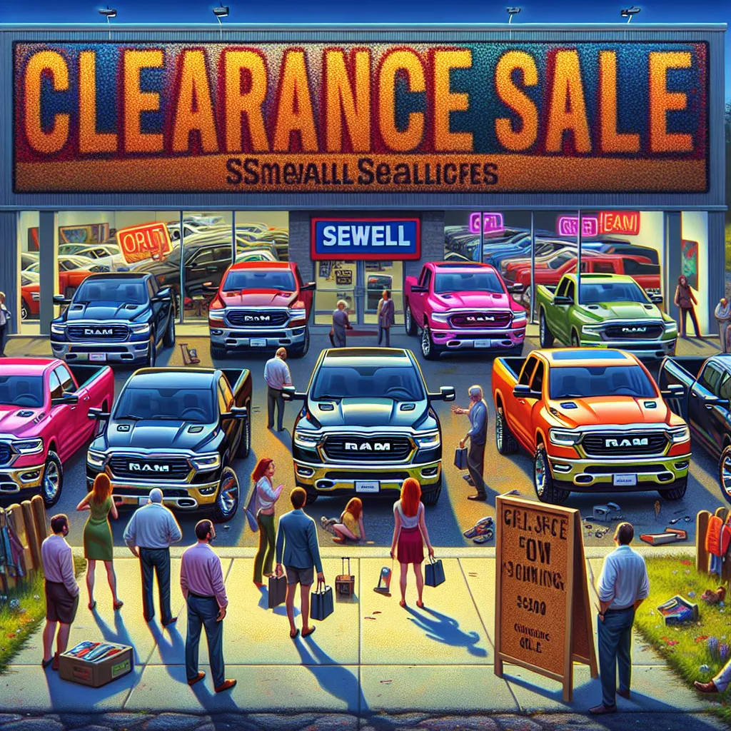 Sewell Dealerships Selling Ram 1500 On Clearance Sale