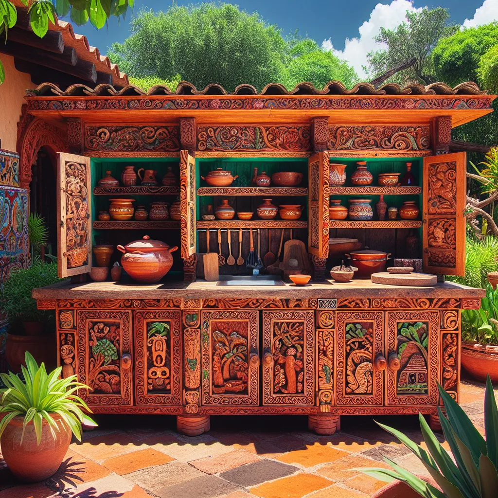 Outdoor Kitchen Cabinets in Mexico