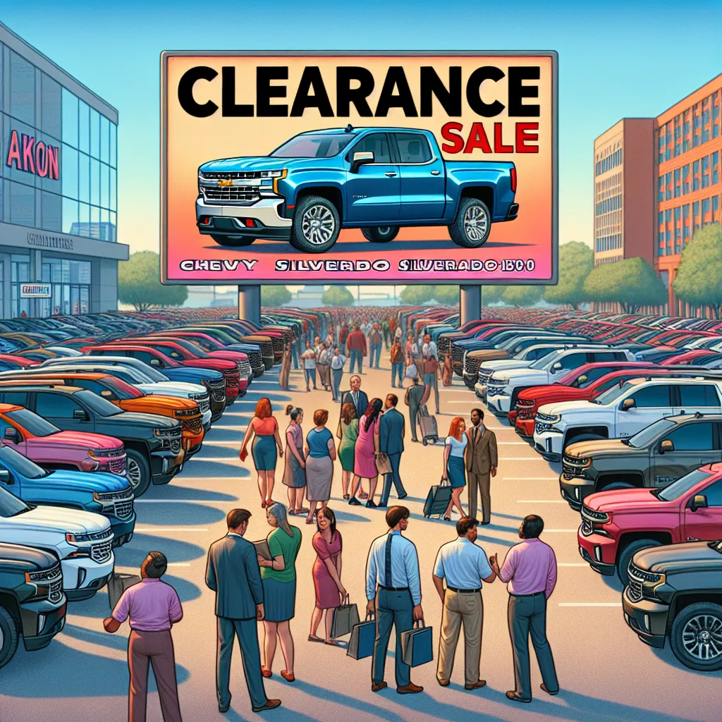 Akron Dealerships Selling Chevy Silverado 1500 On Clearance Sale