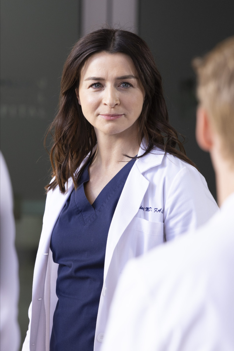 Caterina Scorsone as Amelia Shepherd in Grey's Anatomy