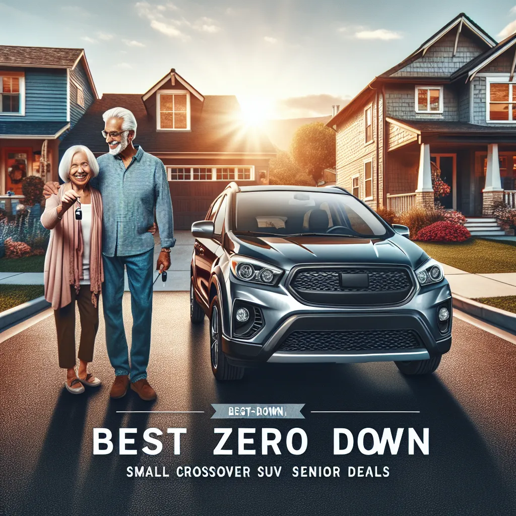 Best Zero Down Small Crossover SUV Senior Deals