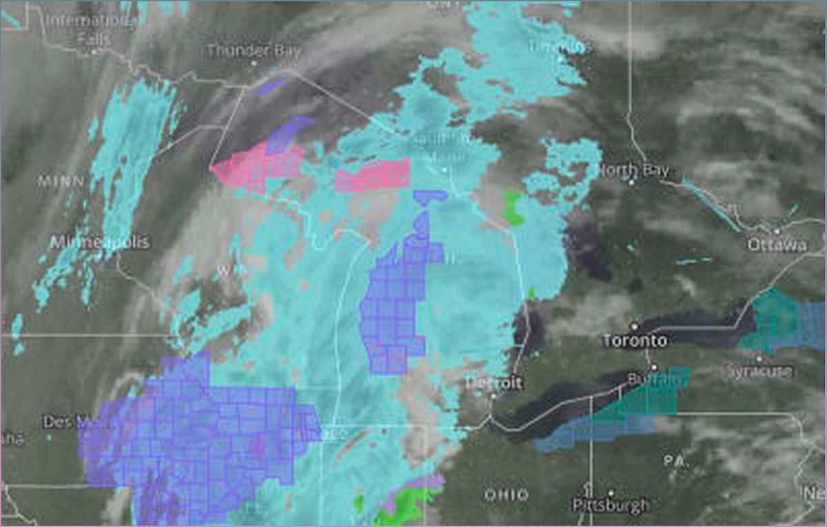 Get Ready for Michigan's First Winter Storm: Snowfall Predictions and Impact - -209240310