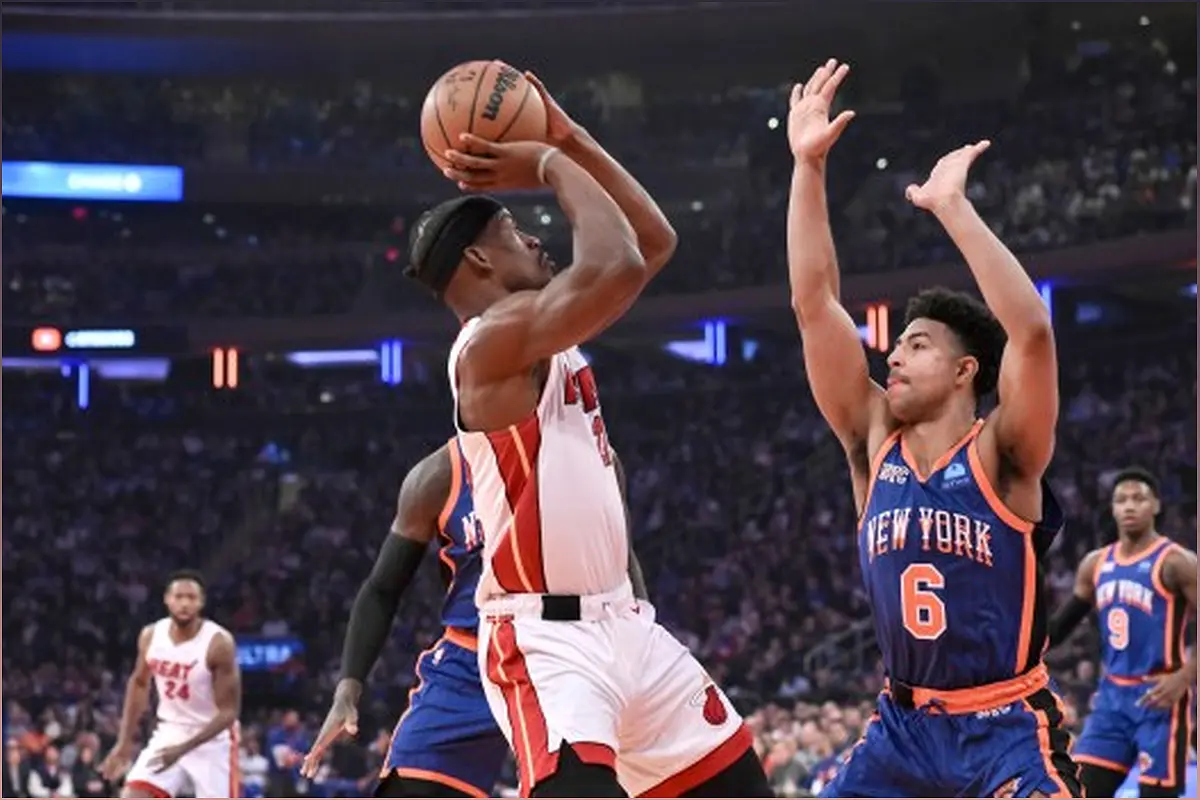 Jimmy Butler's Determination to Make a Difference: A Close Game Between the Miami Heat and New York Knicks - -1682725751