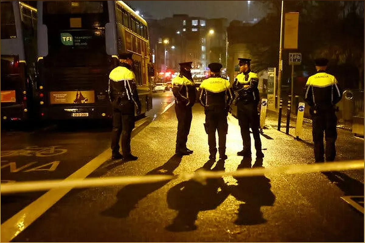 Unrest in Dublin: Knife Attack Triggers Violence and Disorder - -292592466