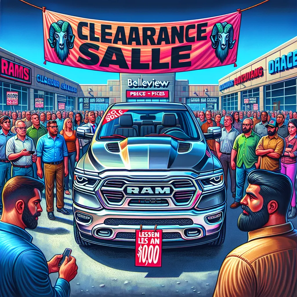 Ram 1500 Clearance Sale - See Belleview Prices (less Than $10k)