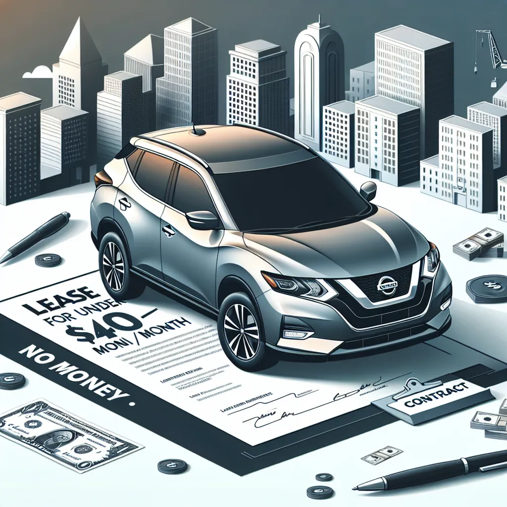 Nissan Leases Under $40/mo (no Money Down)