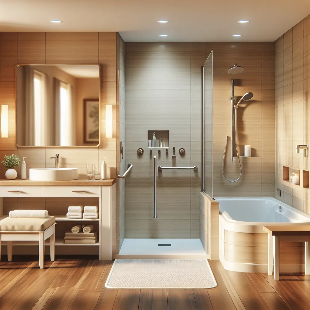 Walk-in Tub and Shower Combo for Seniors