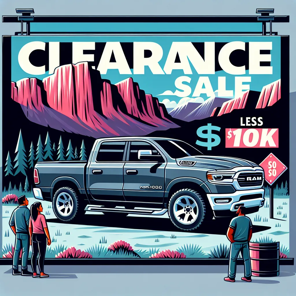 Ram 1500 Clearance Sale - See Flagstaff Prices (less Than $10k)