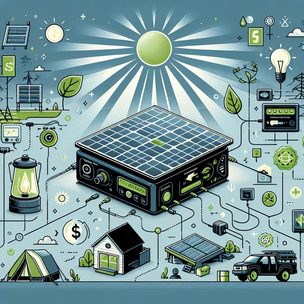 The Advantages and Applications of Solar Powered Generators