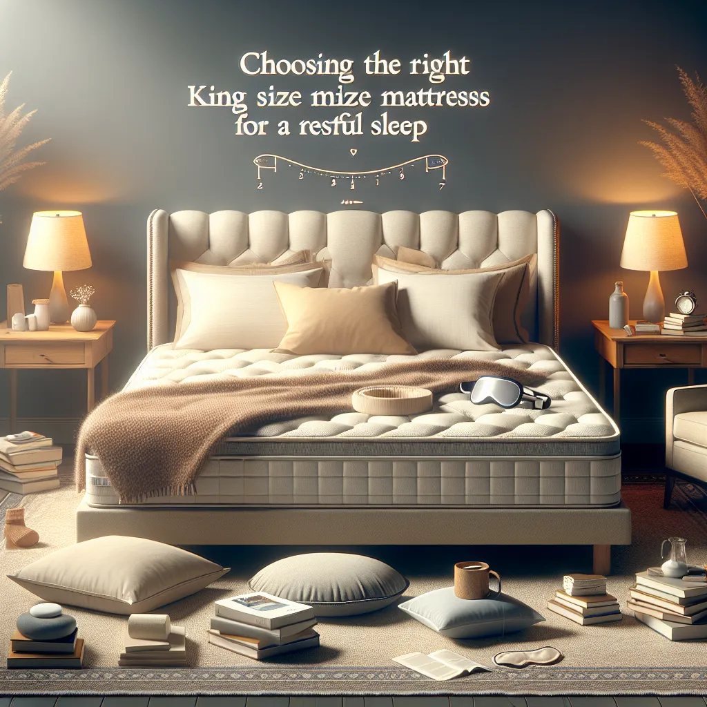 Choosing the Right King Size Mattress for a Restful Sleep