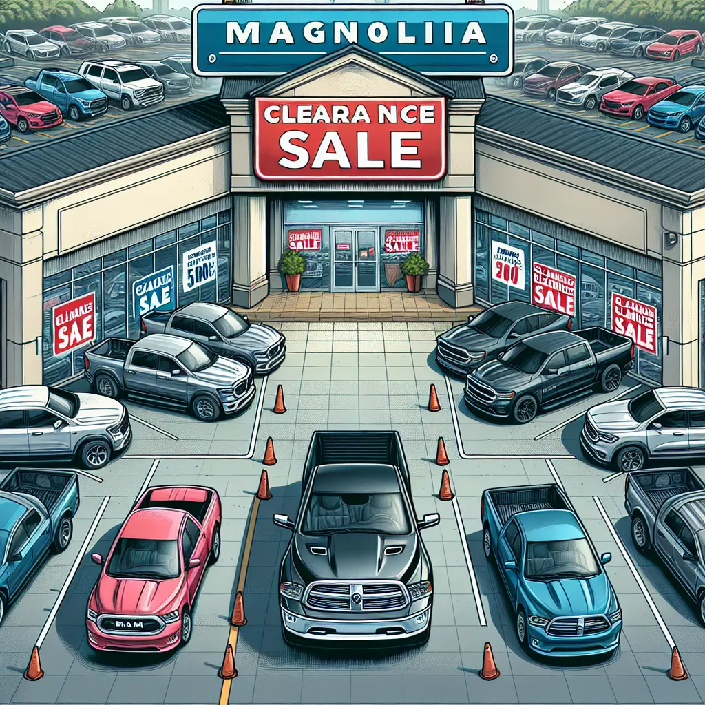 Magnolia Dealerships Selling Ram 1500 On Clearance Sale