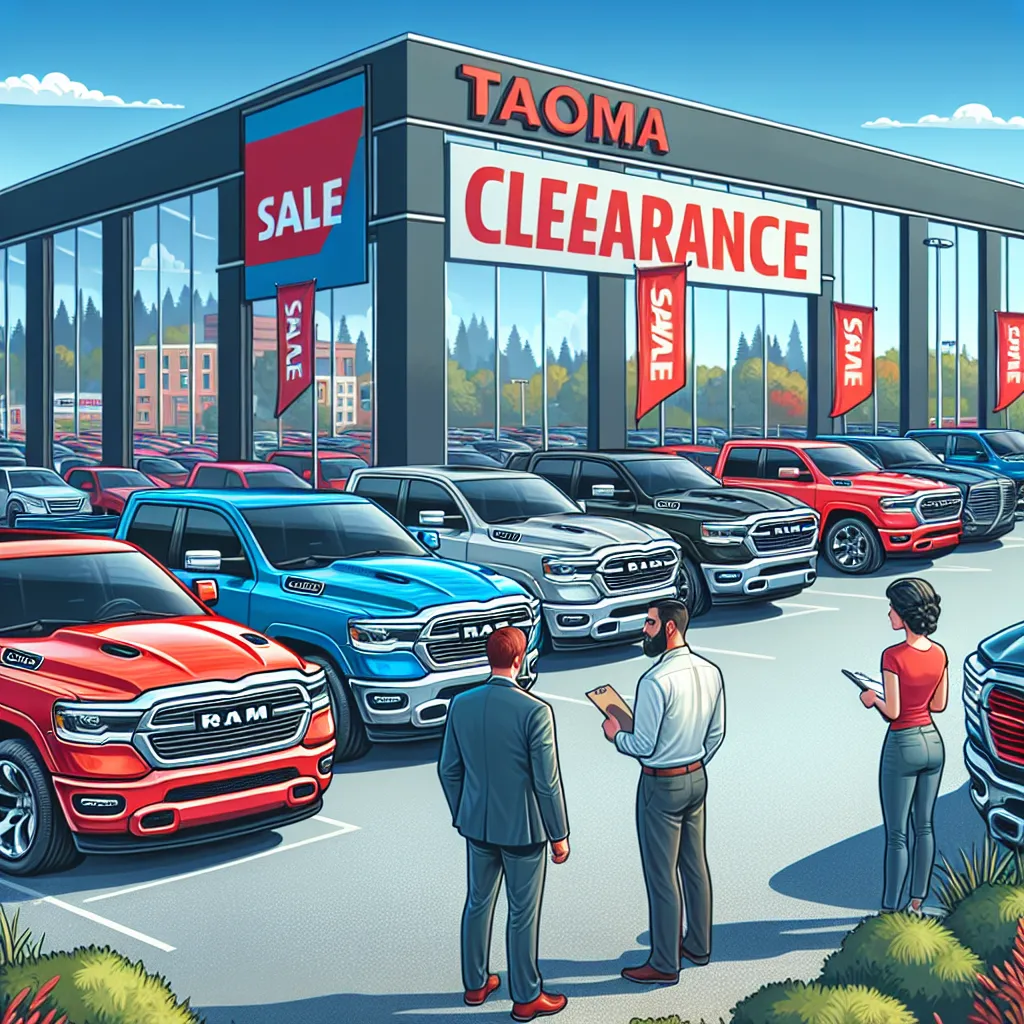 Tacoma Dealerships Selling Ram 1500 On Clearance Sale