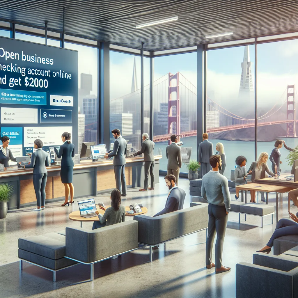 San Francisco: Open Business Checking Account Online and Get $2000