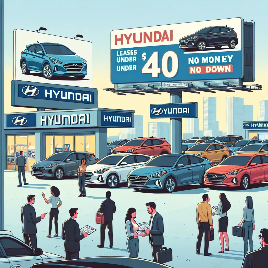 Hyundai Leases Under $40/mo (no Money Down)