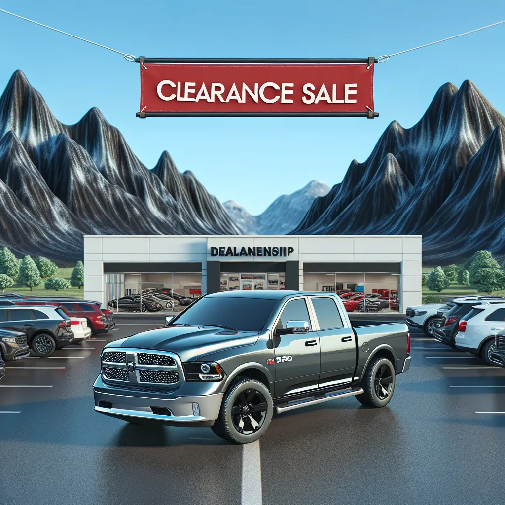 Black Mountain Dealerships Selling Ram 1500 On Clearance Sale