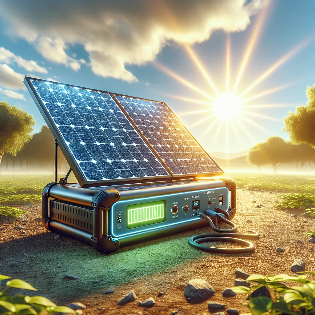 Charging Portable Solar Generator: Harnessing the Power of the Sun