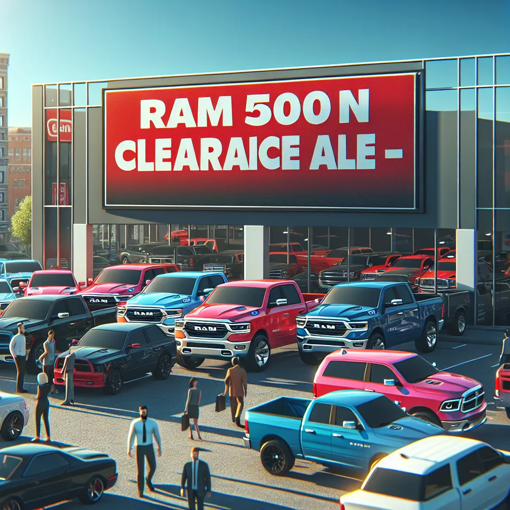 Gary Dealerships Selling Ram 1500 On Clearance Sale