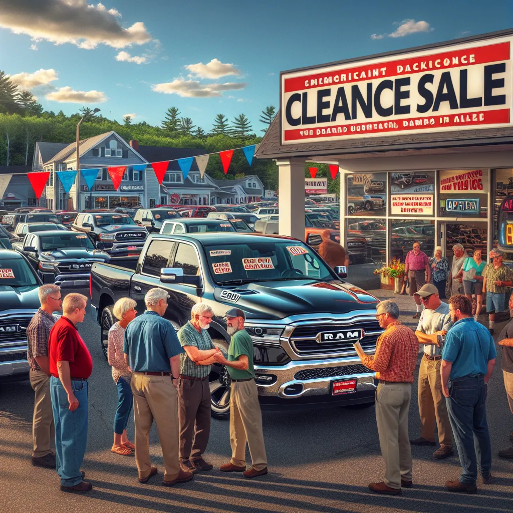 Wiscasset Dealerships Selling Ram 1500 On Clearance Sale