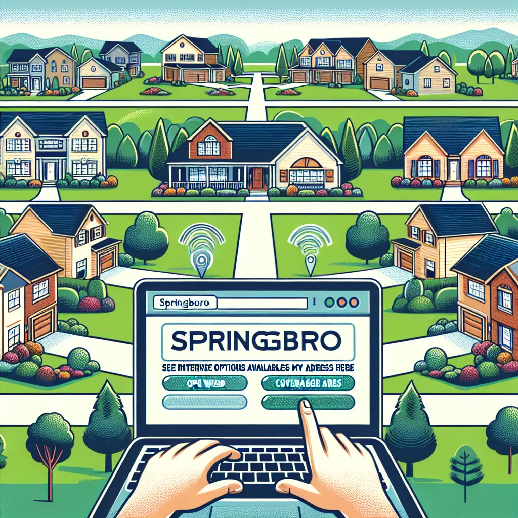 Springboro: See Internet Options Available at My Address Here