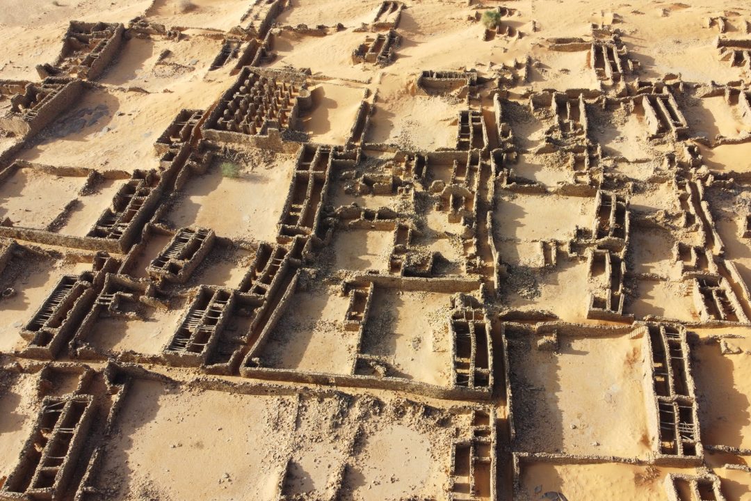 Ksar el Barka archeology aerial Mauritania