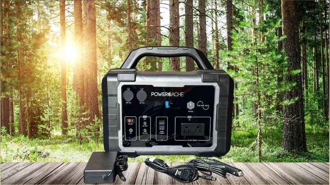 The PowerCache™ 1000: A Sustainable Power Solution for Outdoor Adventures - -384415652