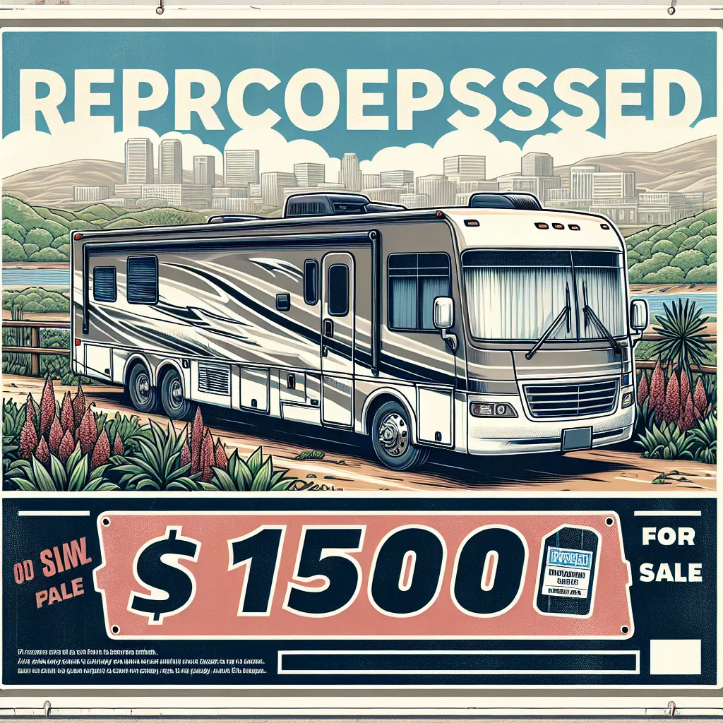 Repossessed $1500 Motorhome RV For Sale Near You In Anaheim