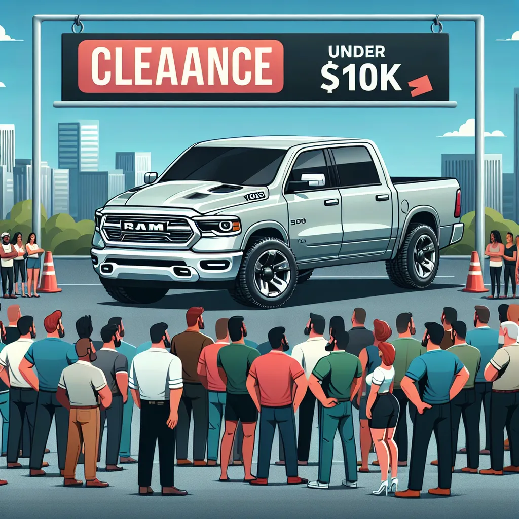 Ram 1500 Clearance Sale - See Belleview Prices (<$10k)