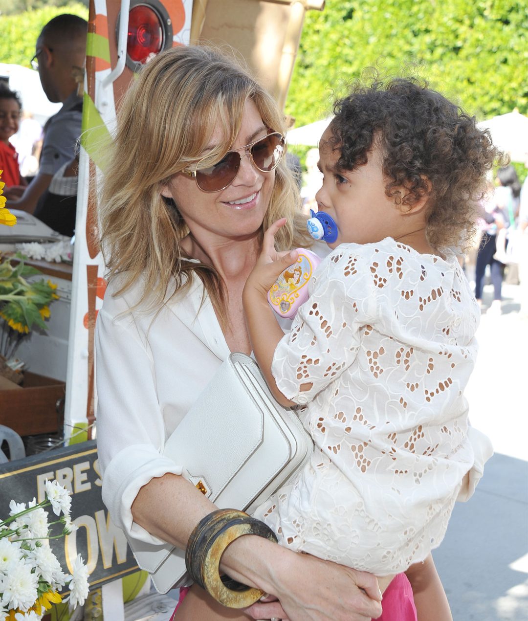 Ellen Pompeo with Daugther Stella CAT